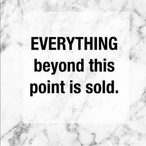 Items beyond this point are sold. 🤗